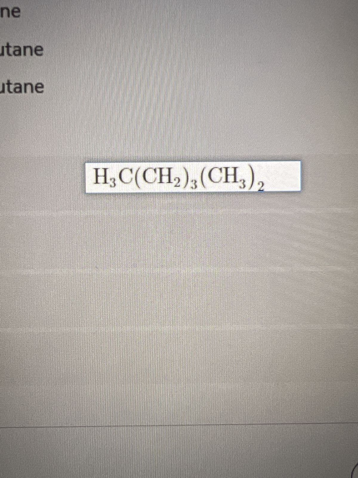 tane
tane
lbutane
lbutane
n-hexane
2-methylpentane
3-methylpentane
2,3-dimethylbutane
2,2-dimethylbutane
6.