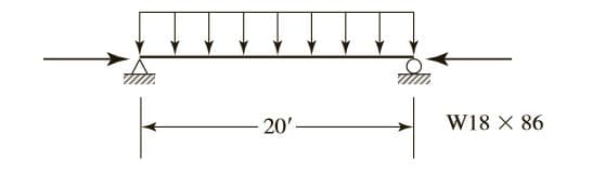 20'
W18 X 86
