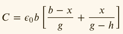 b - x
C = cob
cob [b
g
+
X
g-h.