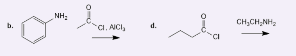 NH₂
CI. AICI 3
CH3CH,NH2