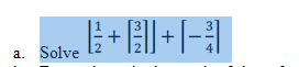 3)
а. Solve
