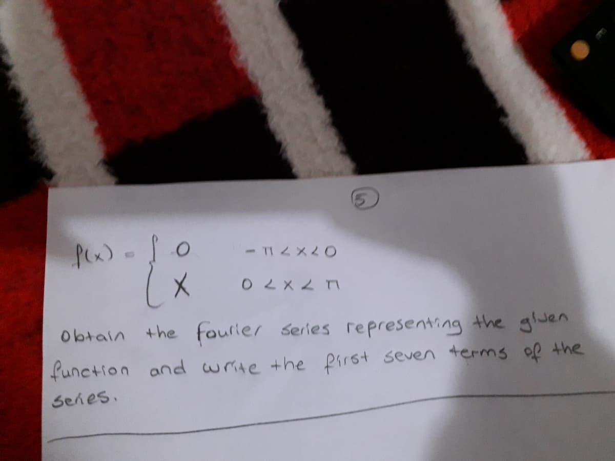 Obtain the fourier series representing the glden
function and write the first seven terms of the
Senes.
