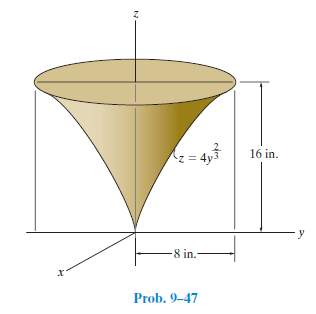 16 in.
= 2.
-8 in.-
Prob. 9-47
