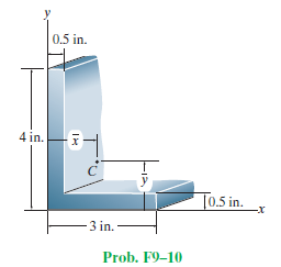 0.5 in.
4 in.
To.5 in.
3 in.
Prob. F9-10
