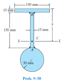 150 mm
15 mm
15 mm
150 mm
50 mm
Prob. 9-58
