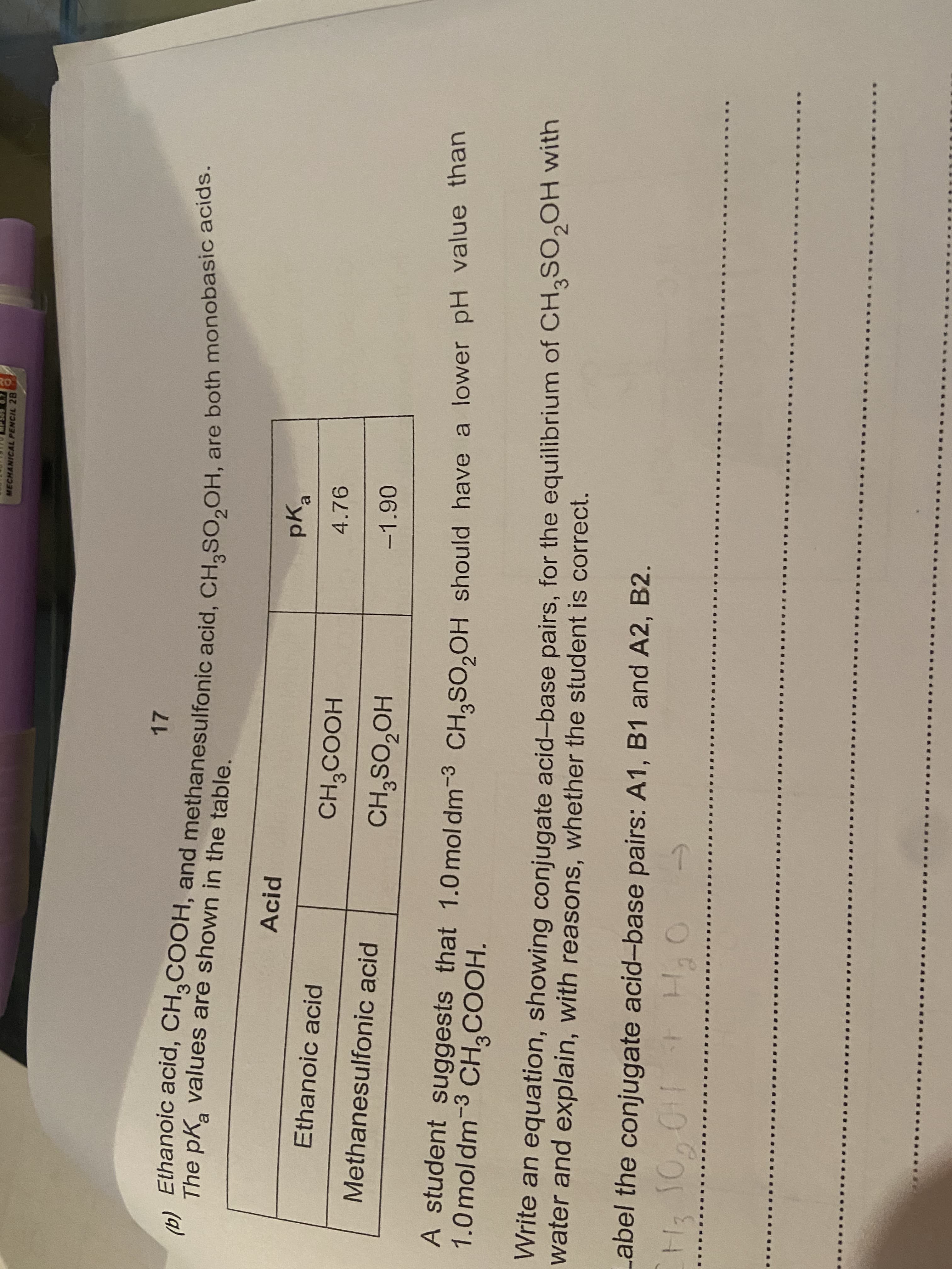 nobasic acids.
pH value than
CH,SO,OH with
