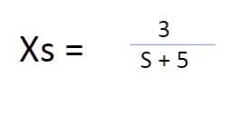 Xs =
S+ 5
m +
