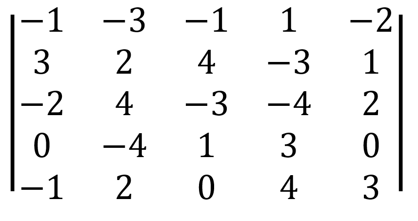 -1
-3
-1
1
-2
3
2
4
-3
1
-2
4
-3
-4
2
-4
1
3
1
2
4
3
