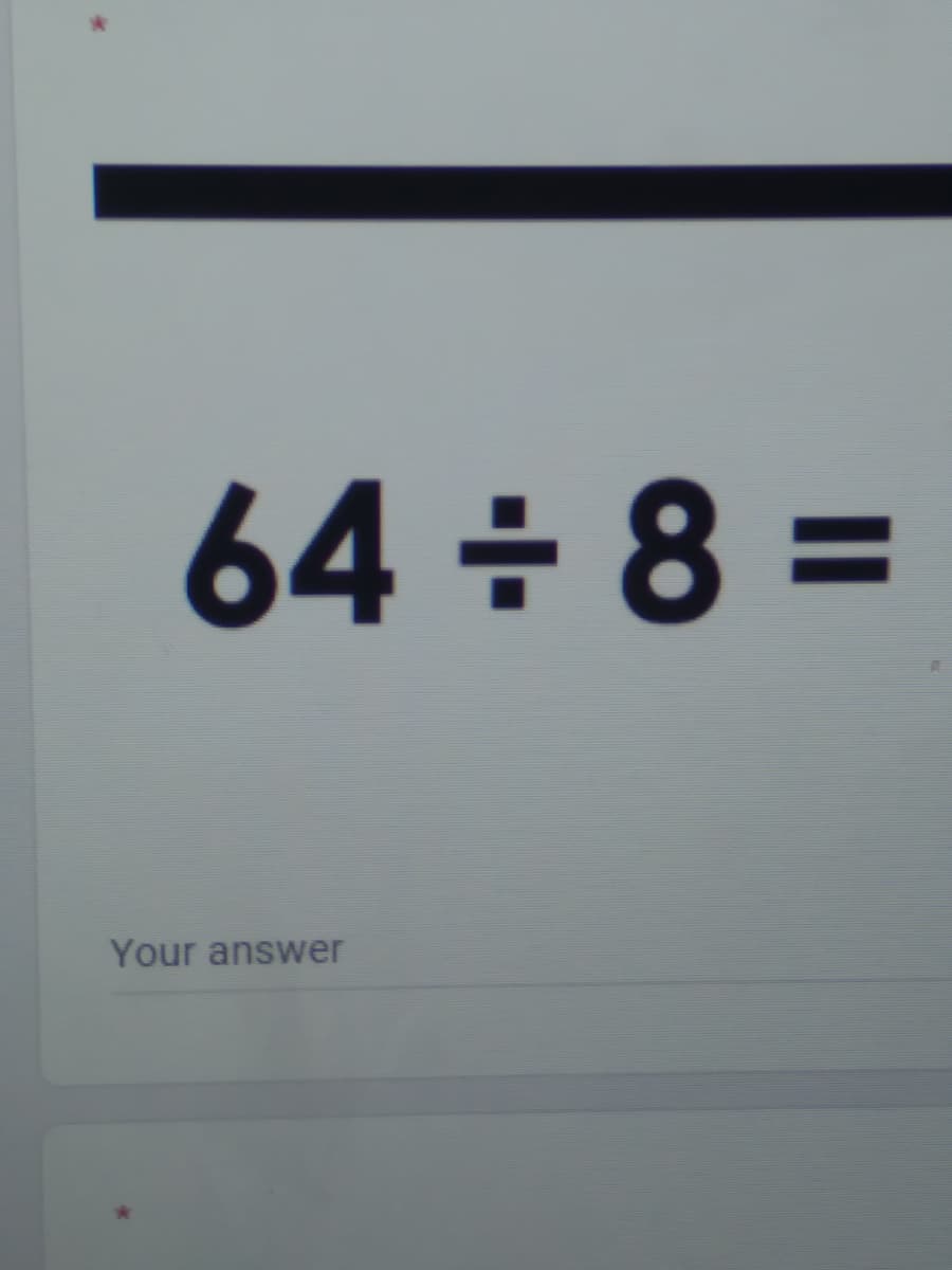 64÷8%3D
Your answer

