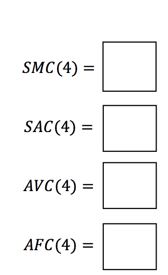 SMC(4) =
%3D
SAC(4) =
AVC(4) =
AFC(4) =
