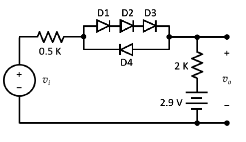 D1 D2 D3
0.5 K
D4
2 K.
Vị
v.
2.9 V-
+
