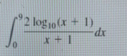 2 log 10 (x + 1)
x +1
