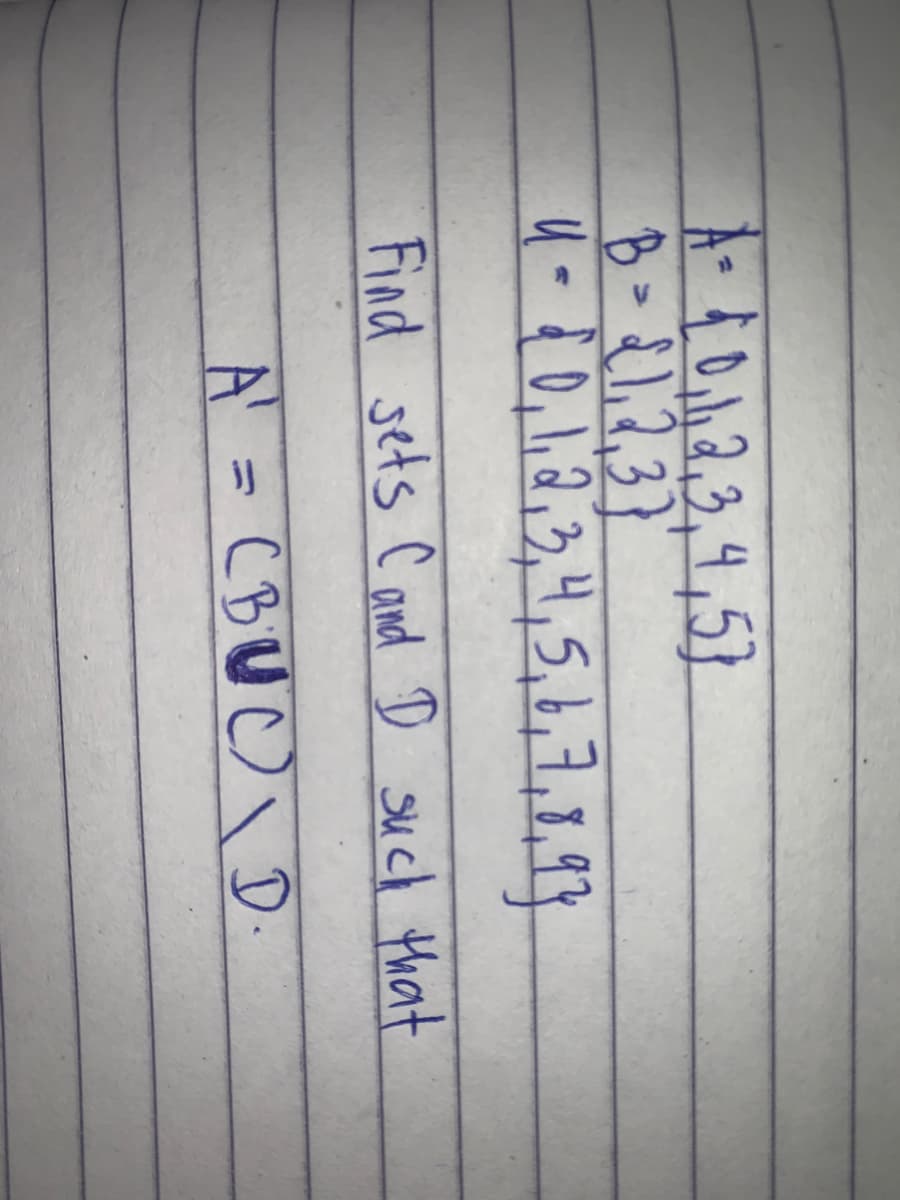 B-{02.37
Find sets Cand D such that
A= CBUC) \D
