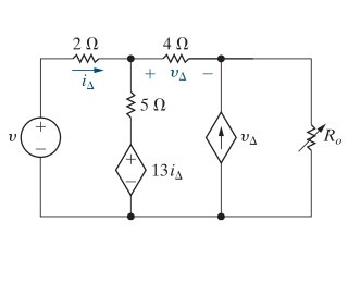 ν
+1
ΖΩ
Δ
4 Ω
ww
+ UΔ
5Ω
13 Δ
US
Ro