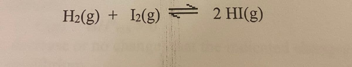 H2(g) + I(g)
2 HI(g)
