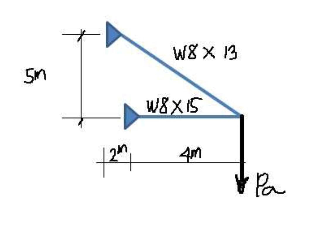 W8 X 13
W8XI5
4m
Pa
