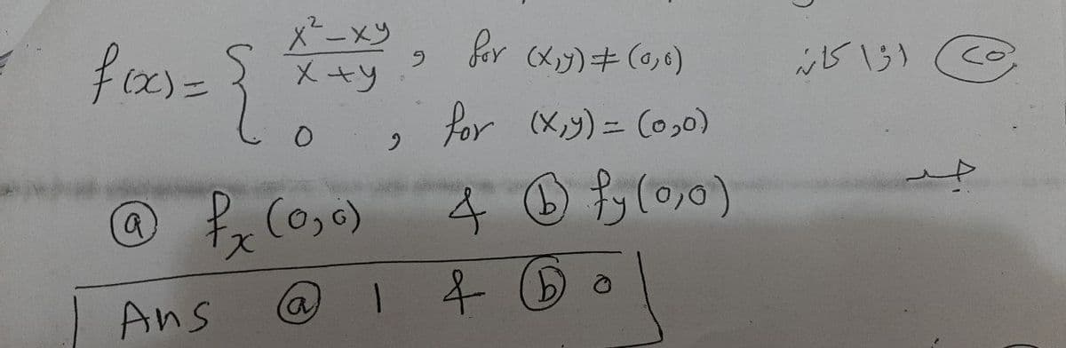 メーメツ
6.
メ+ツ
r (メ))キ(6,)
心5 13)
for (Xy) = (0,0)
④ 長 (0,)
4 お00)
Ans
