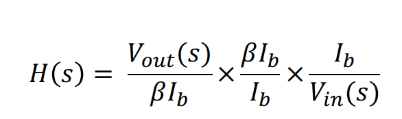 H(s)
=
Vout(s) Blb
Blb
X. X
Ib
Ib
Vin(s)