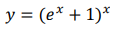 y = (e* + 1)*
