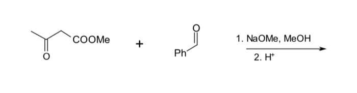 COOMe
+
Ph
1. NaOMe, MeOH
2. H*
