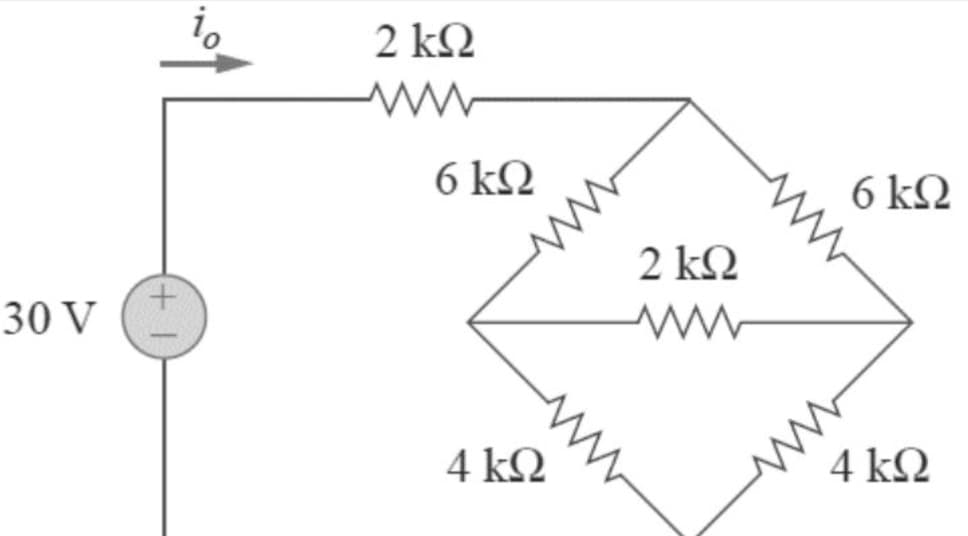 30 V
(+1
io
2 ΚΩ
M
6 ΚΩ
4 ΚΩ
2 ΚΩ
Μ
6 ΚΩ
4 ΚΩ