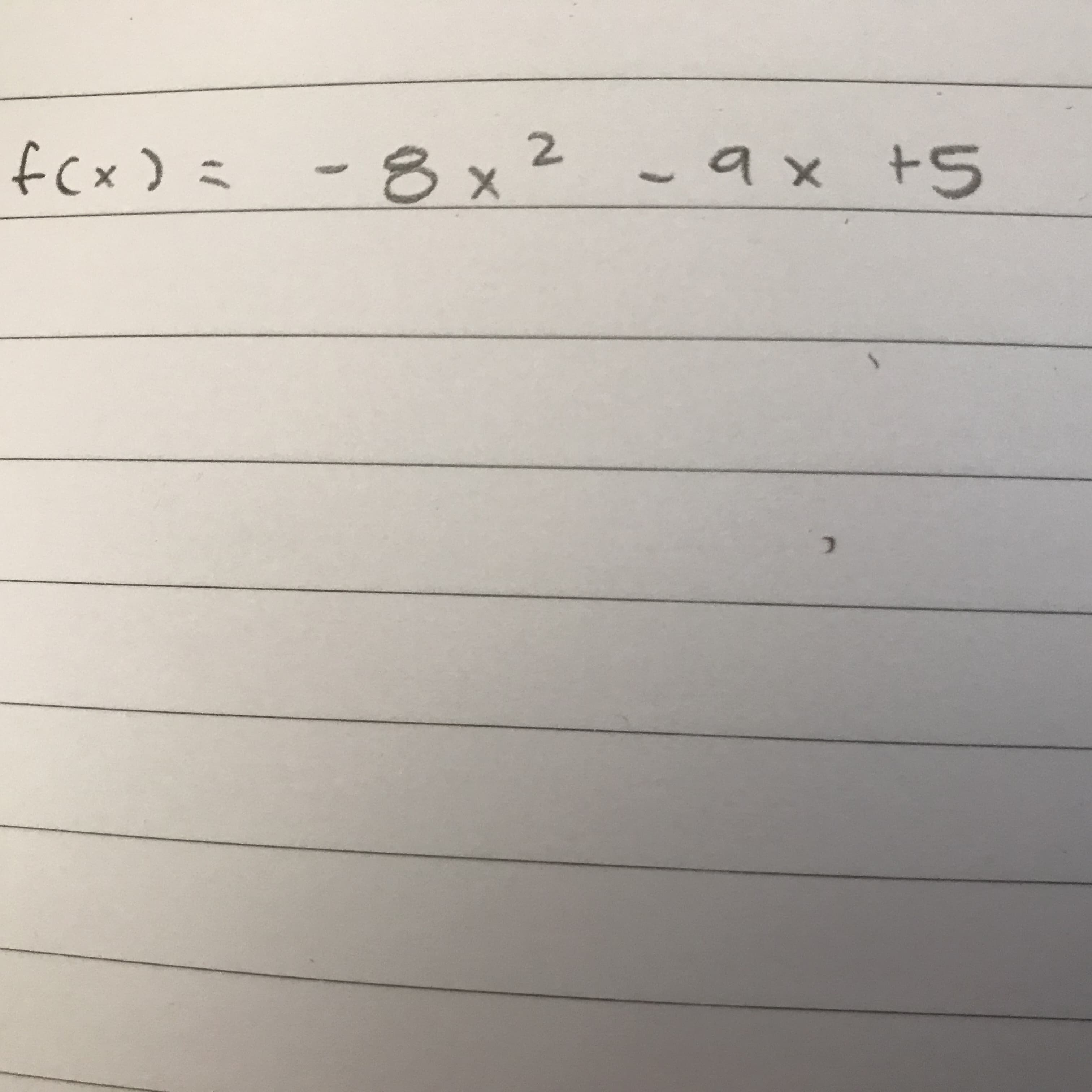 fcx ) =
8:
-8x²
2.
t.
