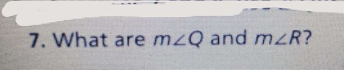 7. What are mzQ and mnzR?
