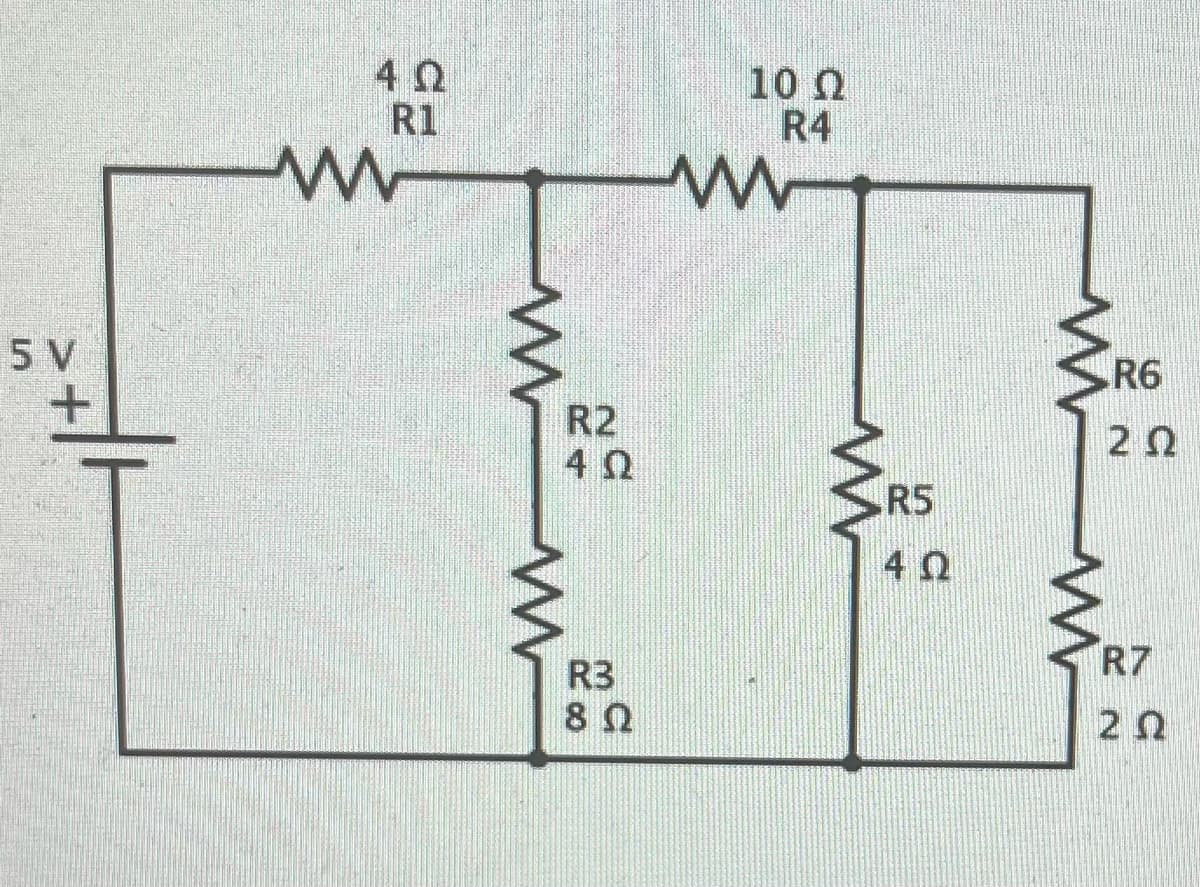 SM
+
40
R1
w
W
R2
R3
80
10 Q2
R4
W
RS
40
W
R6
20
R7
20