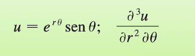 u = er" sen 0;
dr² a0
