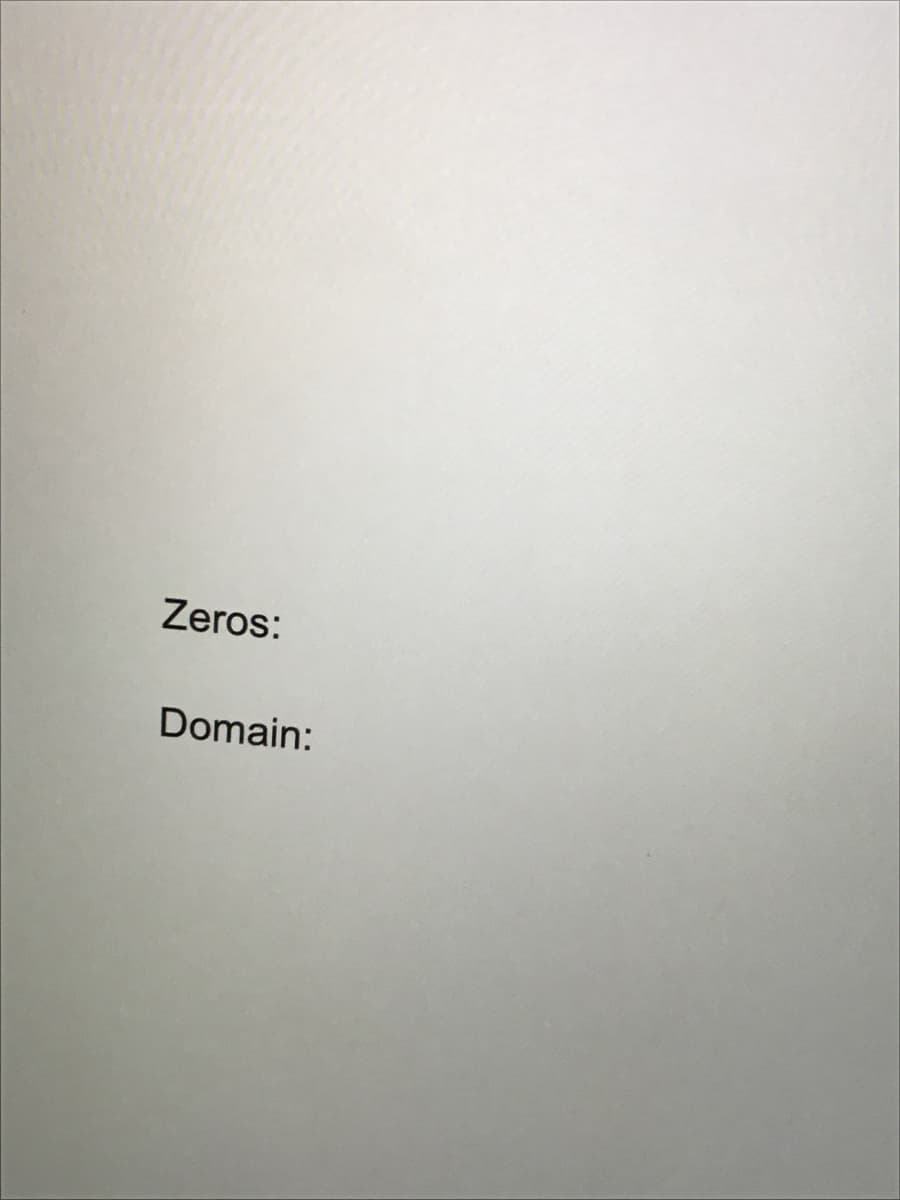 Zeros:
Domain:
