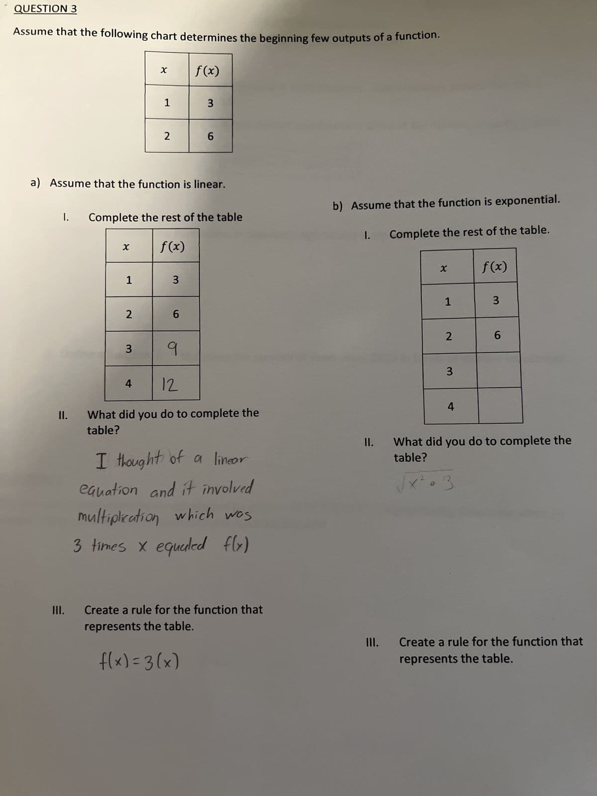 WEEK 5 WRITTEN HOMEWORK
SHOW ALL WORK TO RECEIVE CREDIT
Adrian Lewis
QUESTION 1
In 2010, the enrollment at Mainland High School was 1890 students. Administrators predict that the
enrollment will decrease by 2.4% each year.
a) Define a function h that determines student enrollment in terms of the number of years, t, since
2010.
exponential decay h=890 (1-0.024)
f(x) = a (1-r) *
b) Determine when the enrollment at Mainland High School is expected to reach 1724 students.
c) Define a function h-¹ that gives the number of years since 2010 in terms of student enrollment.
QUESTION 2
The amount of an investment is represented by g(t) = 4912.17(1.24). Algebraically, determine when (in
compounding periods t ) the investment will reach $1,500,000.