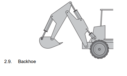 2.9. Backhoe
