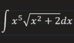 x5/x² + 2dx
