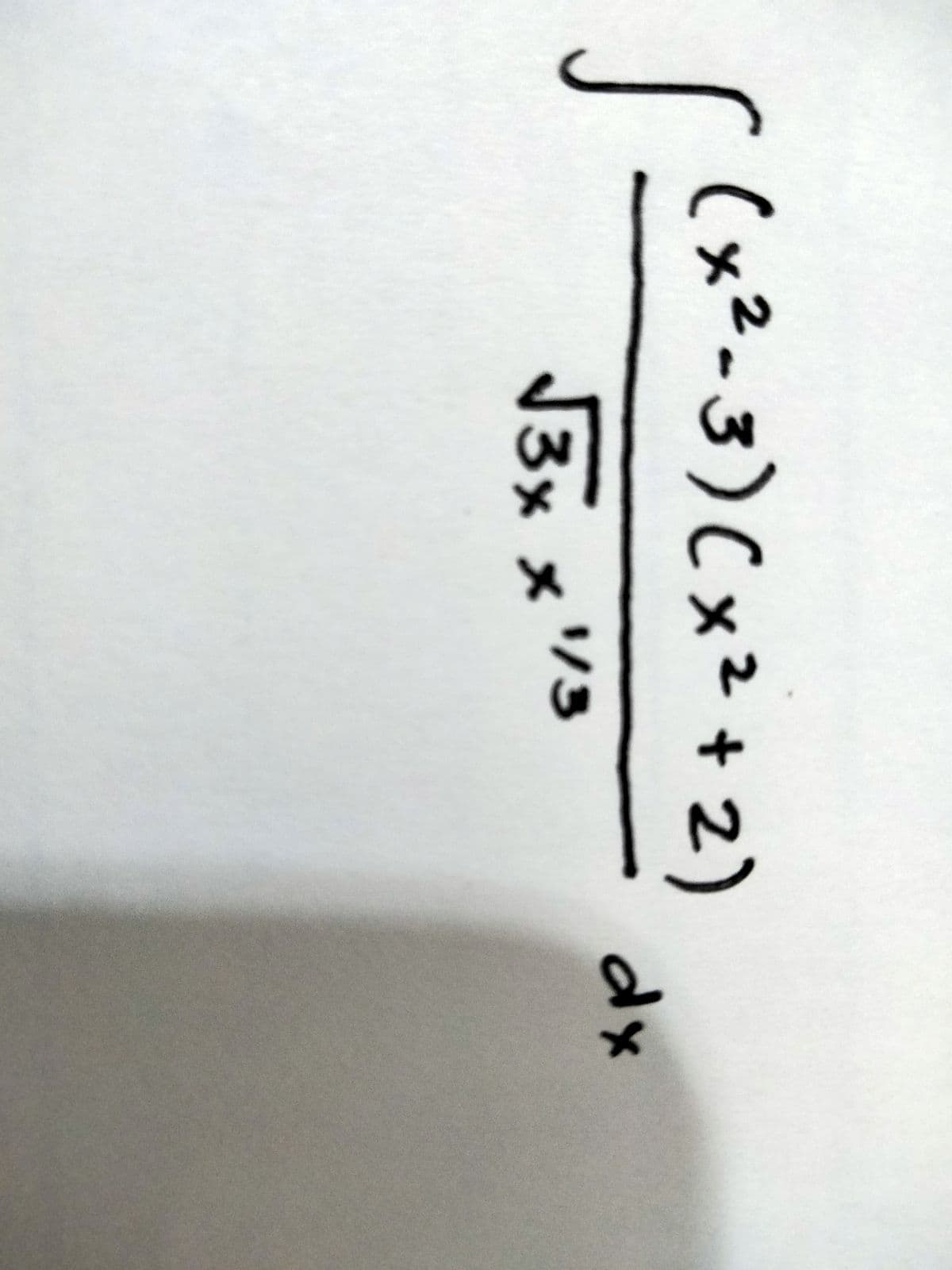 (x²-3)Cx²+ 2)
dx
113
J3x x3
