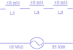 10 mH
L-1
10 VAC
10 mH
L-2
(
10 mH
21 kHz