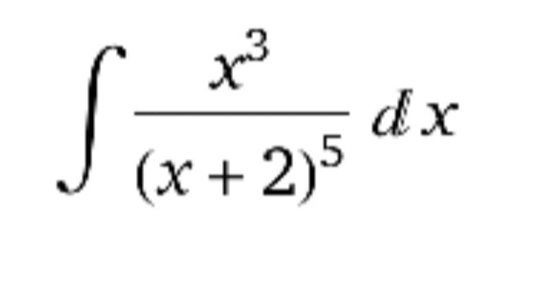 x²³
(x+2)5
Si
dx