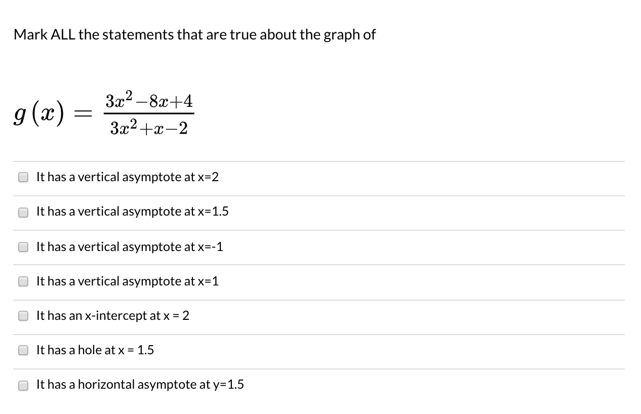 3x2.
3x2+x-2
За? — 8х +4
g (x)
