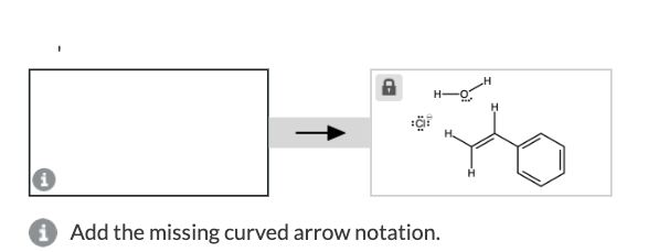 Add the missing curved arrow notation.