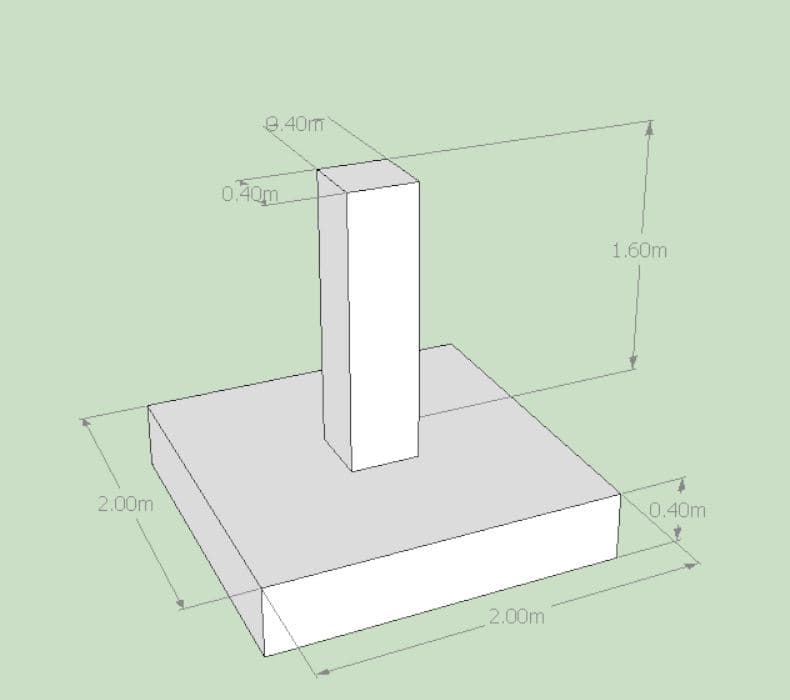 2.00m
0.40m
0.40m
2.00m
1.60m
0.40m