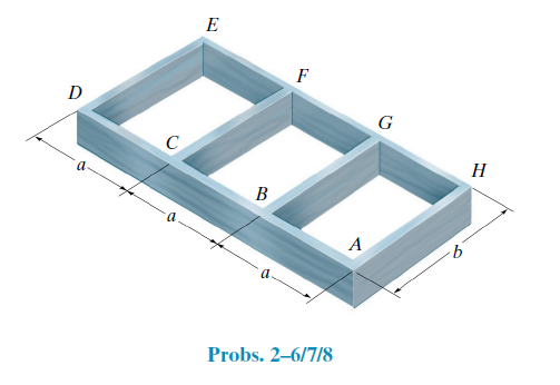 E
F
D
G
C
H
В
A
Probs. 2–6/7/8
