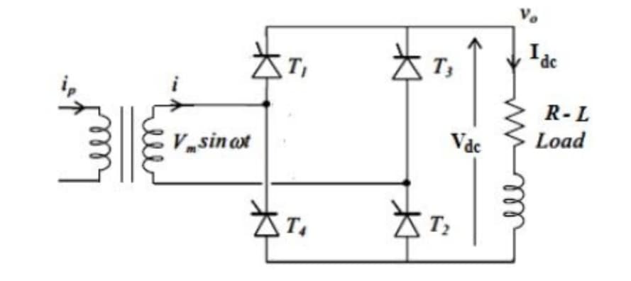 Ide
T,
T3
R-L
V„sin ot
Vac
Load
