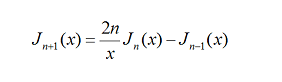 Jnsi (x) =
2n
J,(x)– J1(x)
